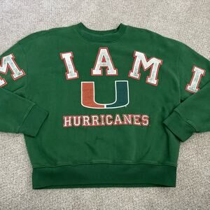Hollister University of Miami Logo Sweatshirt Mens S